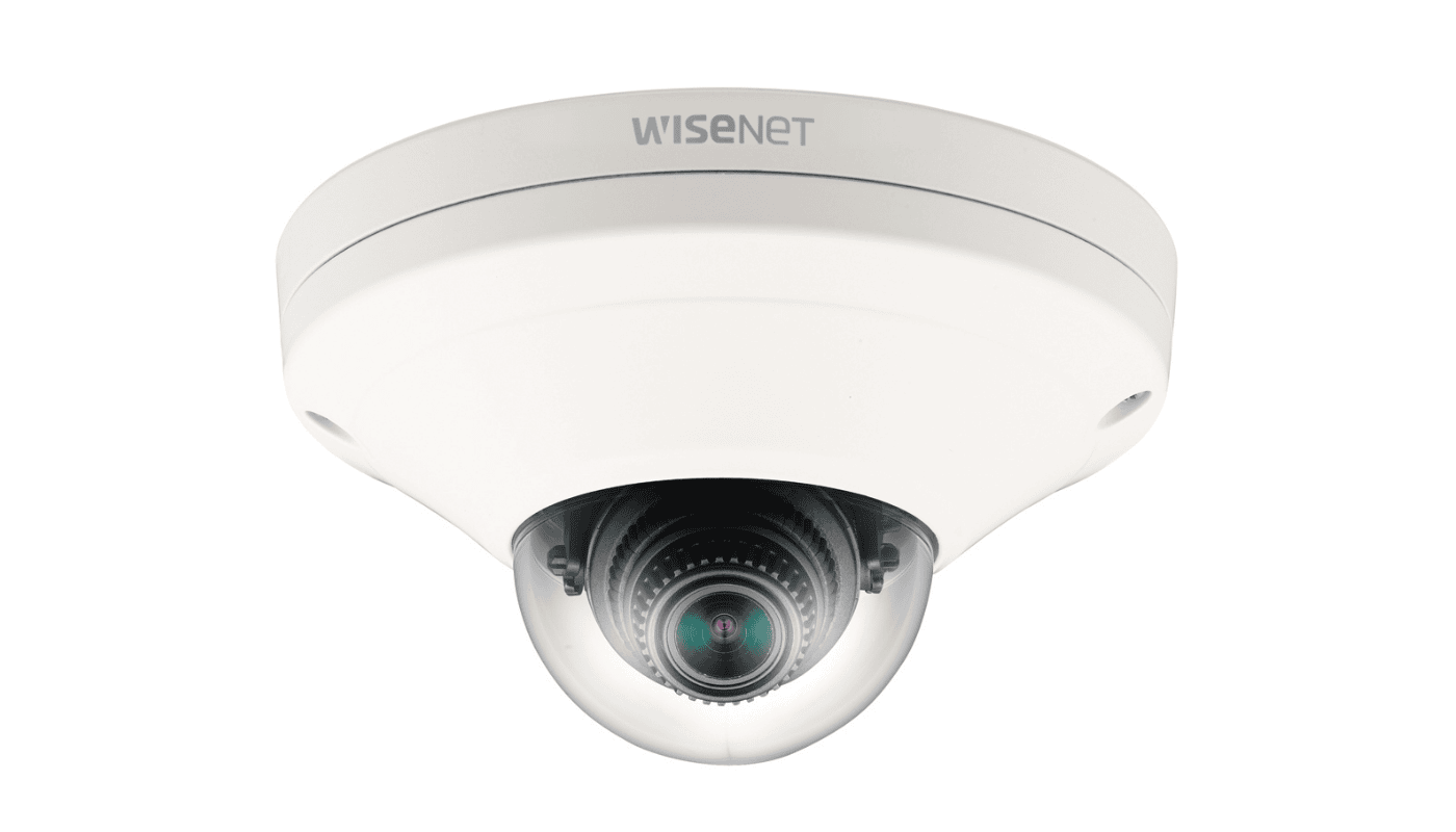 Hanwha Vision XNV-6011 outdoor dome camera supplied and integrated by SAC Distribution Center